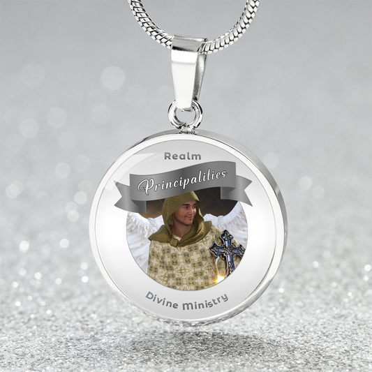 Principalities - Angelic Realm Charm Necklace For Divine Ministry ShineOn Fulfillment