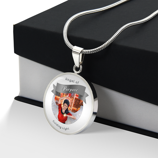 Purpose - Guardian Angel Charm Necklace ShineOn Fulfillment