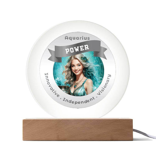 Radiant LED Light - Divine Feminine Aquarius ShineOn Fulfillment