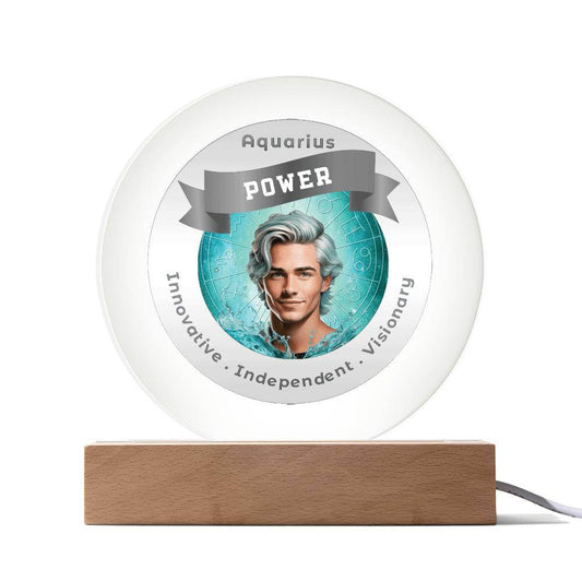 Radiant LED Light - Divine Masculine Aquarius ShineOn Fulfillment