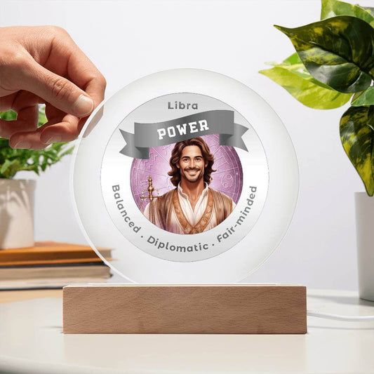 Radiant LED Light - Divine Masculine Libra ShineOn Fulfillment