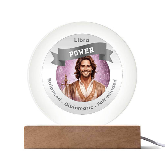 Radiant LED Light - Divine Masculine Libra ShineOn Fulfillment