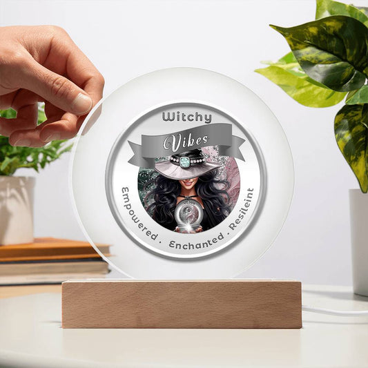 Radiant LED Light - Witchy Vibes - Black ShineOn Fulfillment