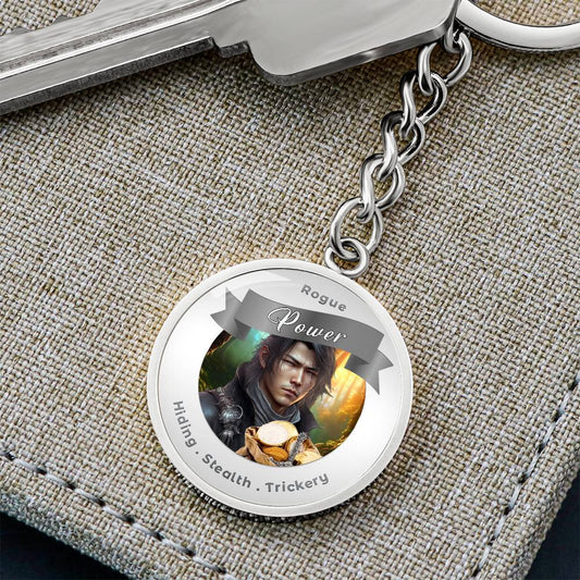 Rogue Alchemist - RPG Fantasy Charm Keychain ShineOn Fulfillment