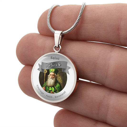 Saint Patrick - Charm Necklace ShineOn Fulfillment