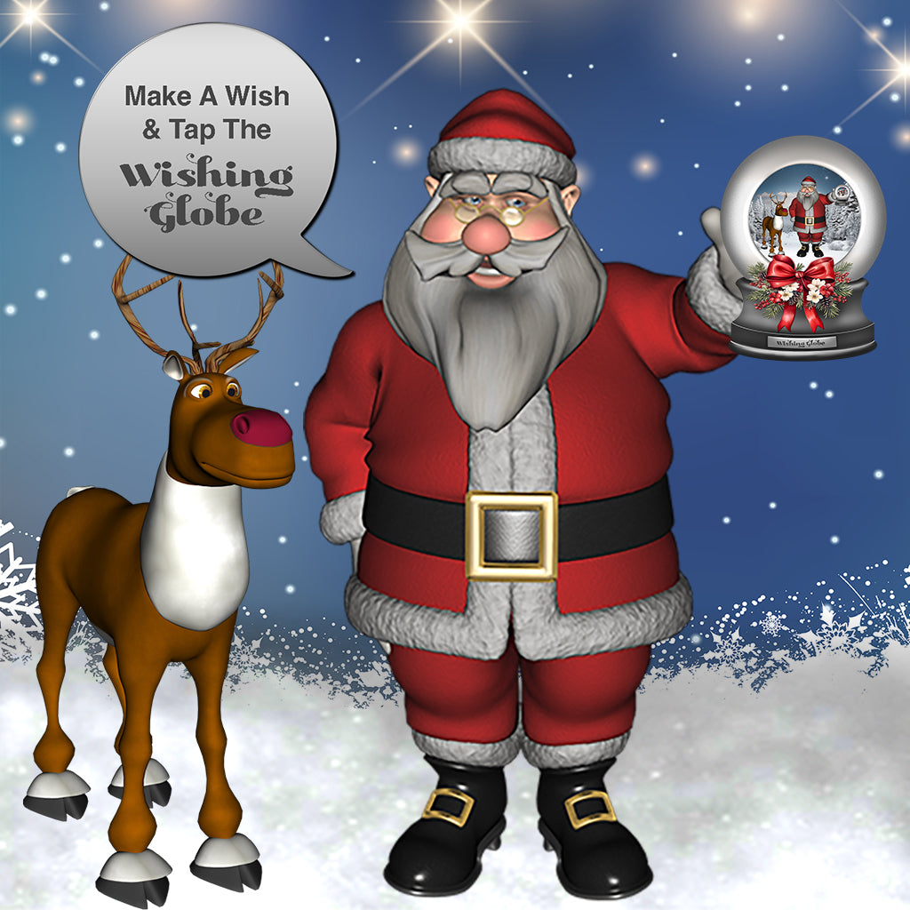 Santa's Wishing Globe App- Embrace The Possibility! Download For FREE More Than Charms Digital