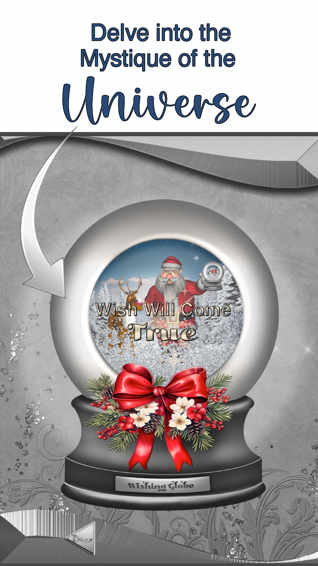 Santa's Wishing Globe App- Embrace The Possibility! Download For FREE More Than Charms Digital
