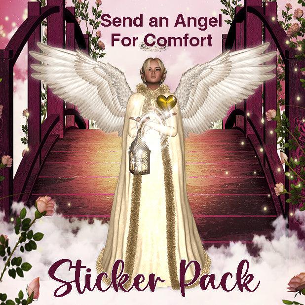 Sending You An Angel For Comfort: iMessage Sticker Pack More Than Charms Digital