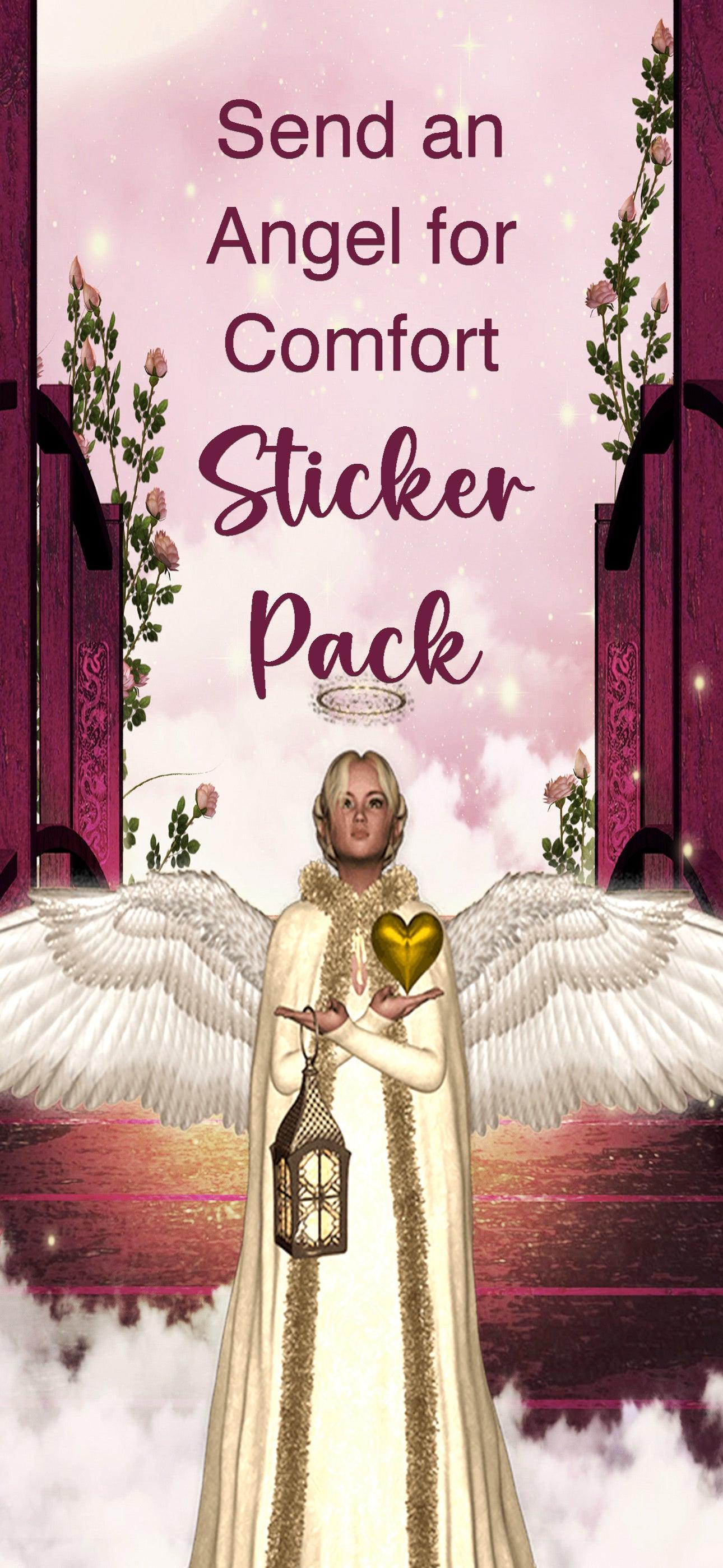 Sending You An Angel For Comfort: iMessage Sticker Pack More Than Charms Digital