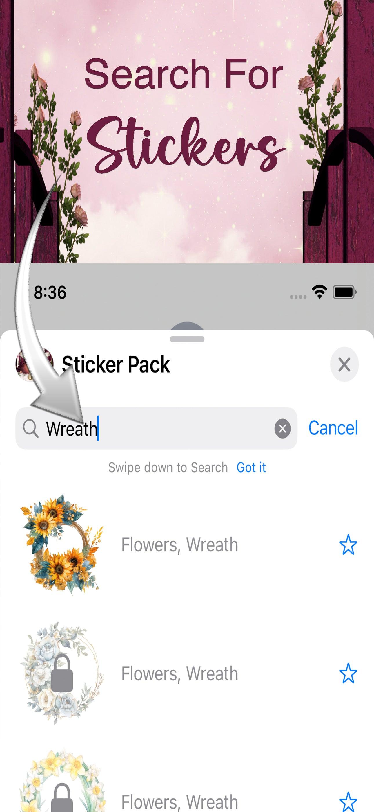 Sending You An Angel For Comfort: iMessage Sticker Pack More Than Charms Digital
