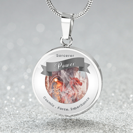 Sorcerer 2 - RPG Fantasy Charm Necklace ShineOn Fulfillment