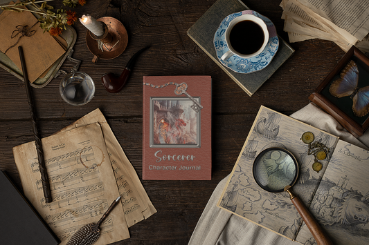 Sorcerer RPG Character Journal - Amazon - More Than Charms - Are you a new or experienced RPG player? Tired of using separate character sheets or pieces of paper? Want something more streamlined and permanent? Would you like to capture your Sorcerer’s ent