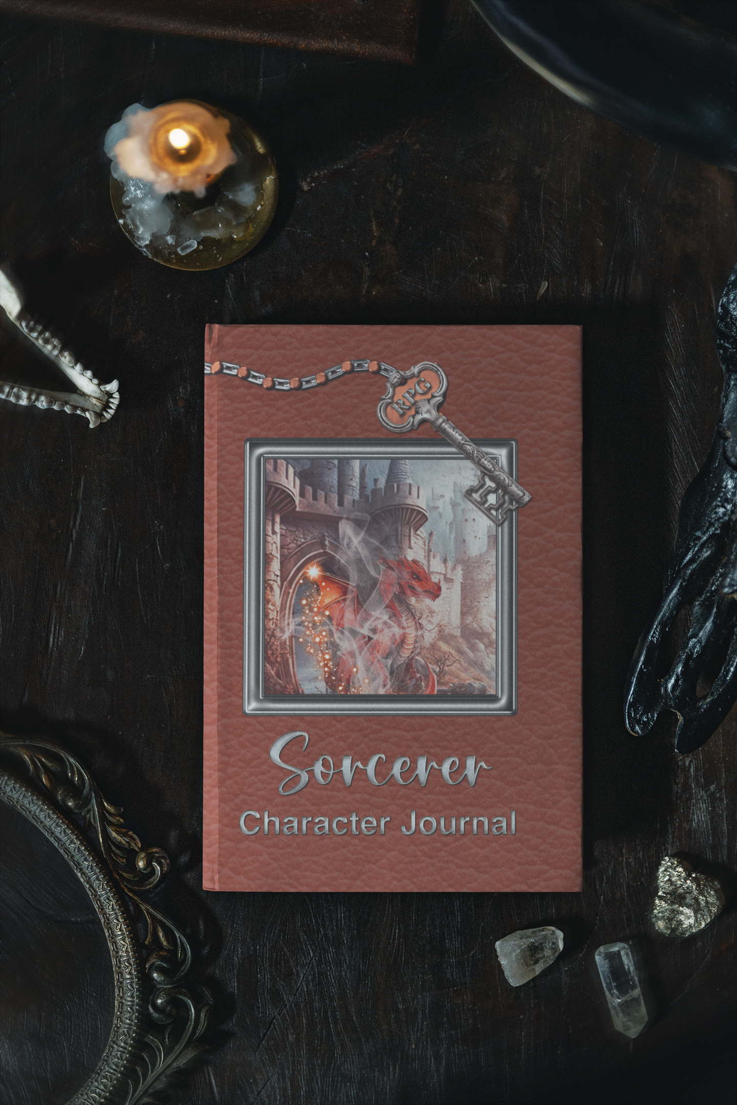 Sorcerer RPG Character Journal - Amazon - More Than Charms Amazon