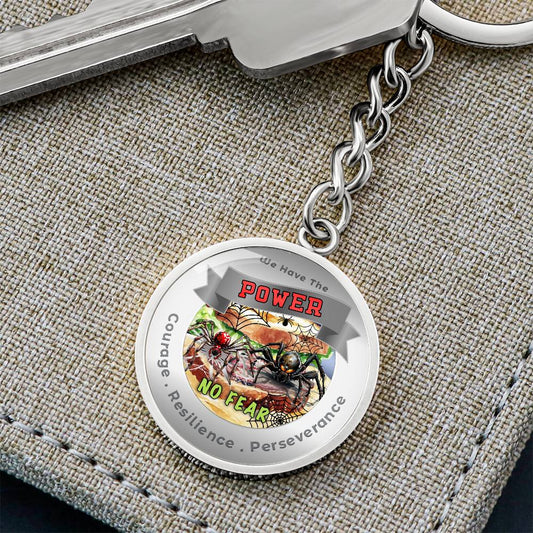 Spider - Power Animal Charm Keychain ShineOn Fulfillment