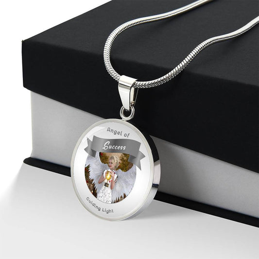 Success - Guardian Angel Charm Necklace - This Luxury Charm Necklace is more than just an accessory — it’s a soulful expression of your journey, dreams, and intentions. Designed with meaning, each charm carries powerful affirmation words, images, or symbo
