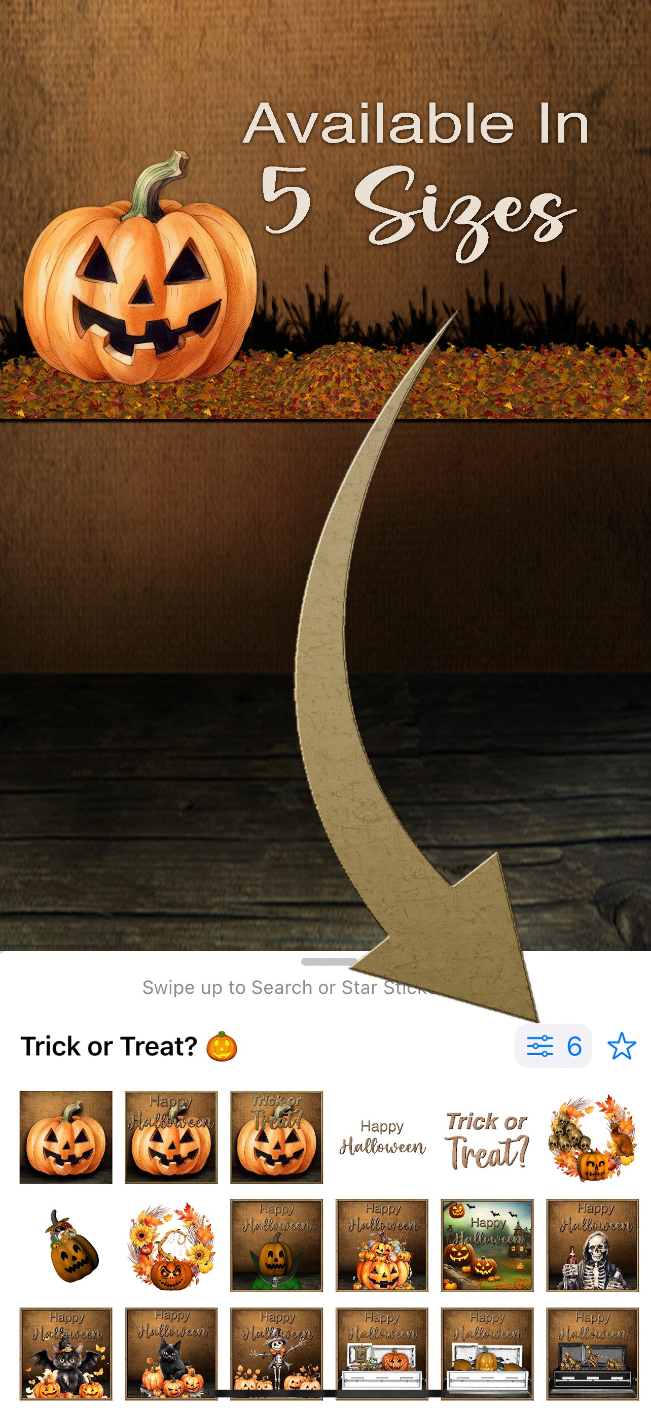 Trick or Treat? Stickers For iMessage - Download For FREE More Than Charms Digital