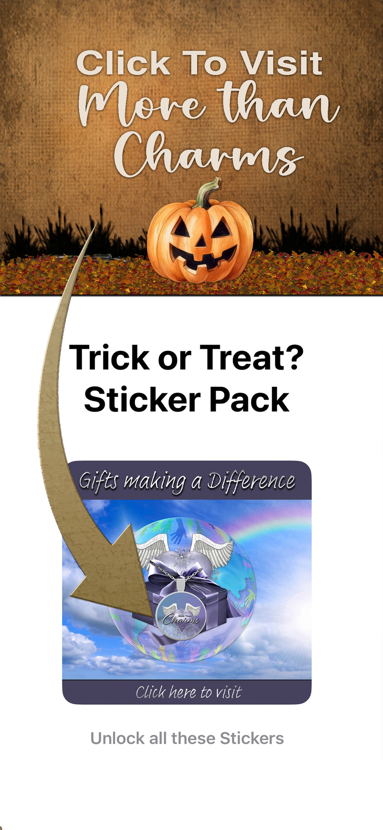 Trick or Treat? Stickers For iMessage - Download For FREE More Than Charms Digital
