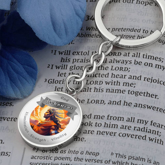 Tsohanoai - Charm Keychain For illumination Strength Vitality Loyalty ShineOn Fulfillment