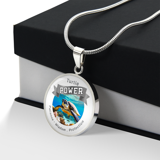 Turtle Power Luxury Charm Necklace|more-than-charms-888.myshopify.com