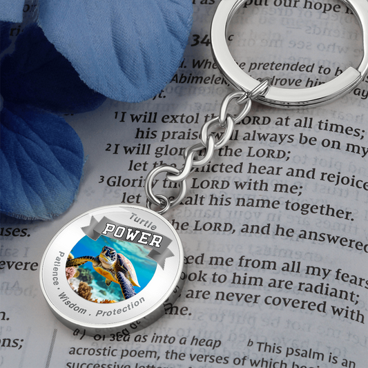 Turtle Power Luxury Charm Keychain - This Luxury Charm Keychain is more than just a keyring — it’s an empowering expression of your dreams, intentions, and personal energy.Featuring an original design with meaningful affirmations, symbols, or imagery, eac