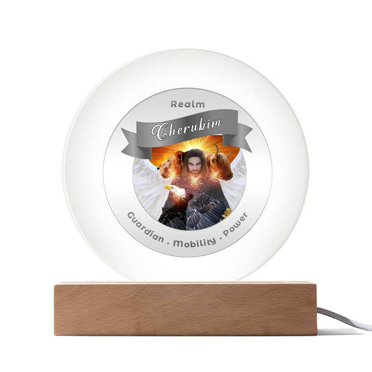 Radiant LED Light - Cherubim - This Radiant LED Night Light is more than just a decorative accent — it’s a glowing reflection of your journey, dreams, and intentions. Thoughtfully designed to inspire, it features powerful affirmations, sacred symbols, or
