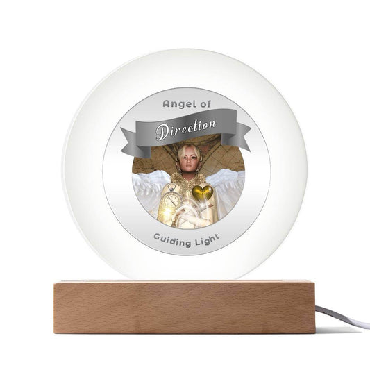 Radiant LED Light - Guardian Angel - Direction - This Radiant LED Night Light is more than just a decorative accent — it’s a glowing reflection of your journey, dreams, and intentions. Thoughtfully designed to inspire, it features powerful affirmations, s