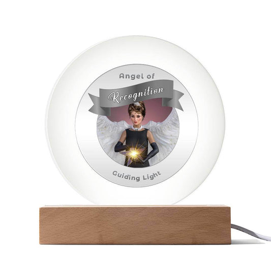 Radiant LED Light -Guardian Angel - Recognition - This Radiant LED Night Light is more than just a decorative accent — it’s a glowing reflection of your journey, dreams, and intentions. Thoughtfully designed to inspire, it features powerful affirmations,