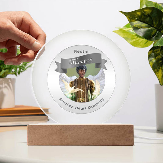 Radiant LED Light - Thrones - This Radiant LED Night Light is more than just a decorative accent — it’s a glowing reflection of your journey, dreams, and intentions. Thoughtfully designed to inspire, it features powerful affirmations, sacred symbols, or m
