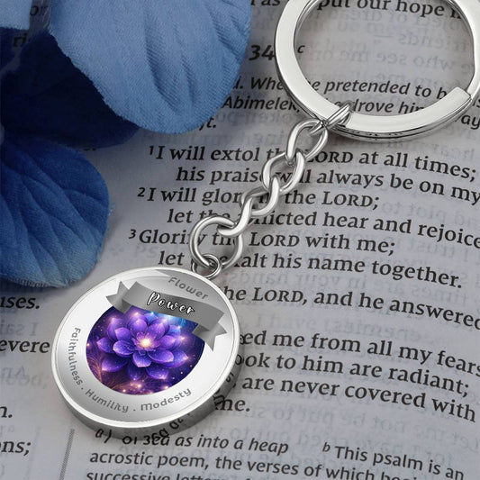 Violet - Charm Keychain ShineOn Fulfillment