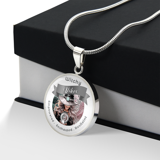 Witchy Vibes - Blond - Charm Necklace - This Luxury Charm Necklace is more than just an accessory — it’s a soulful expression of your journey, dreams, and intentions. Designed with meaning, each charm carries powerful affirmation words, images, or symbols