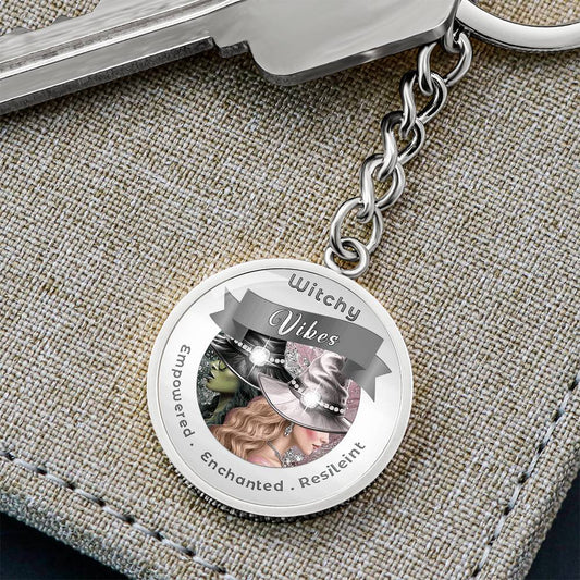Witchy Vibes - Wicked - Charm Keychain ShineOn Fulfillment