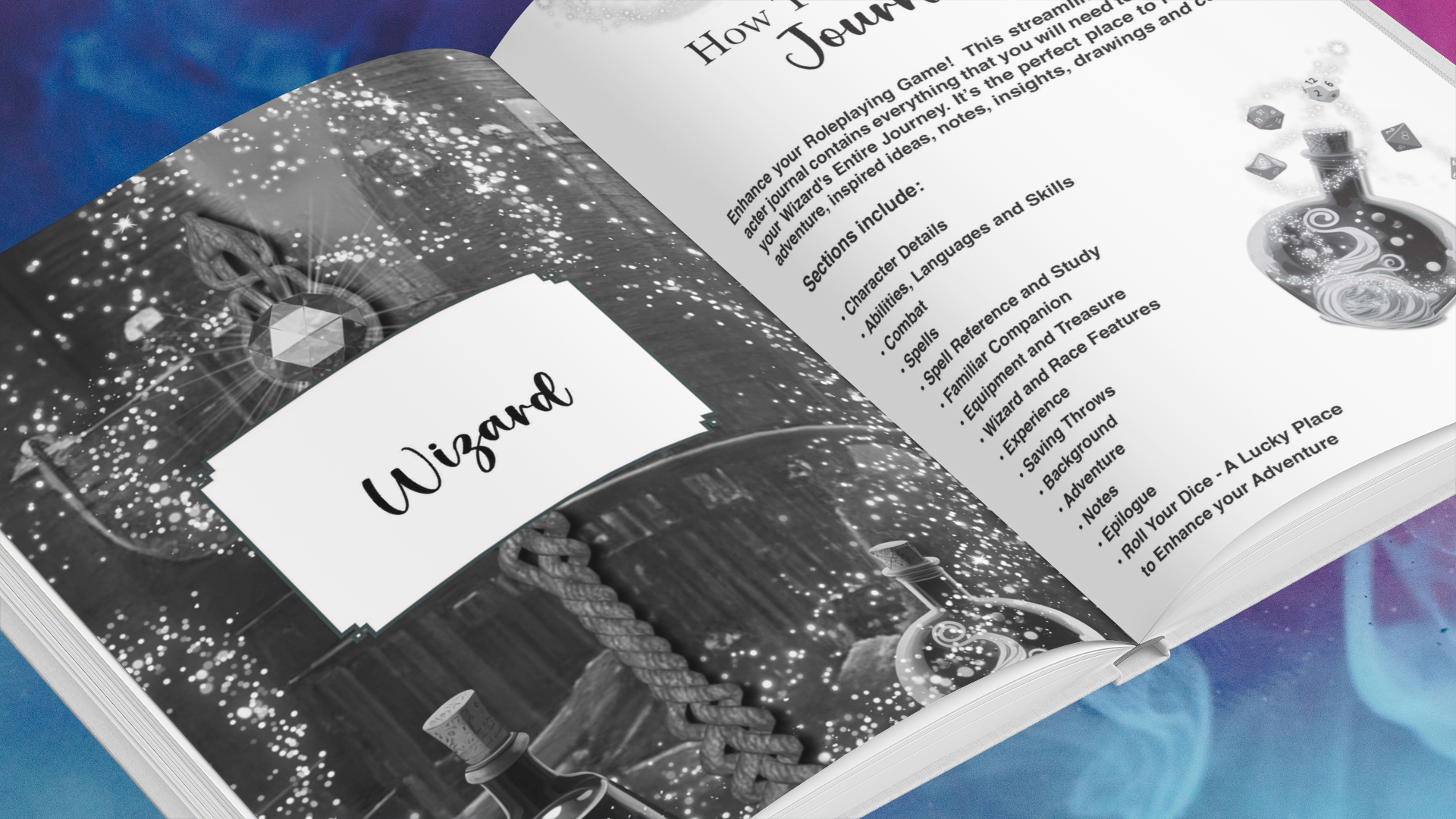 Wizard RPG Character Journal - Amazon Amazon