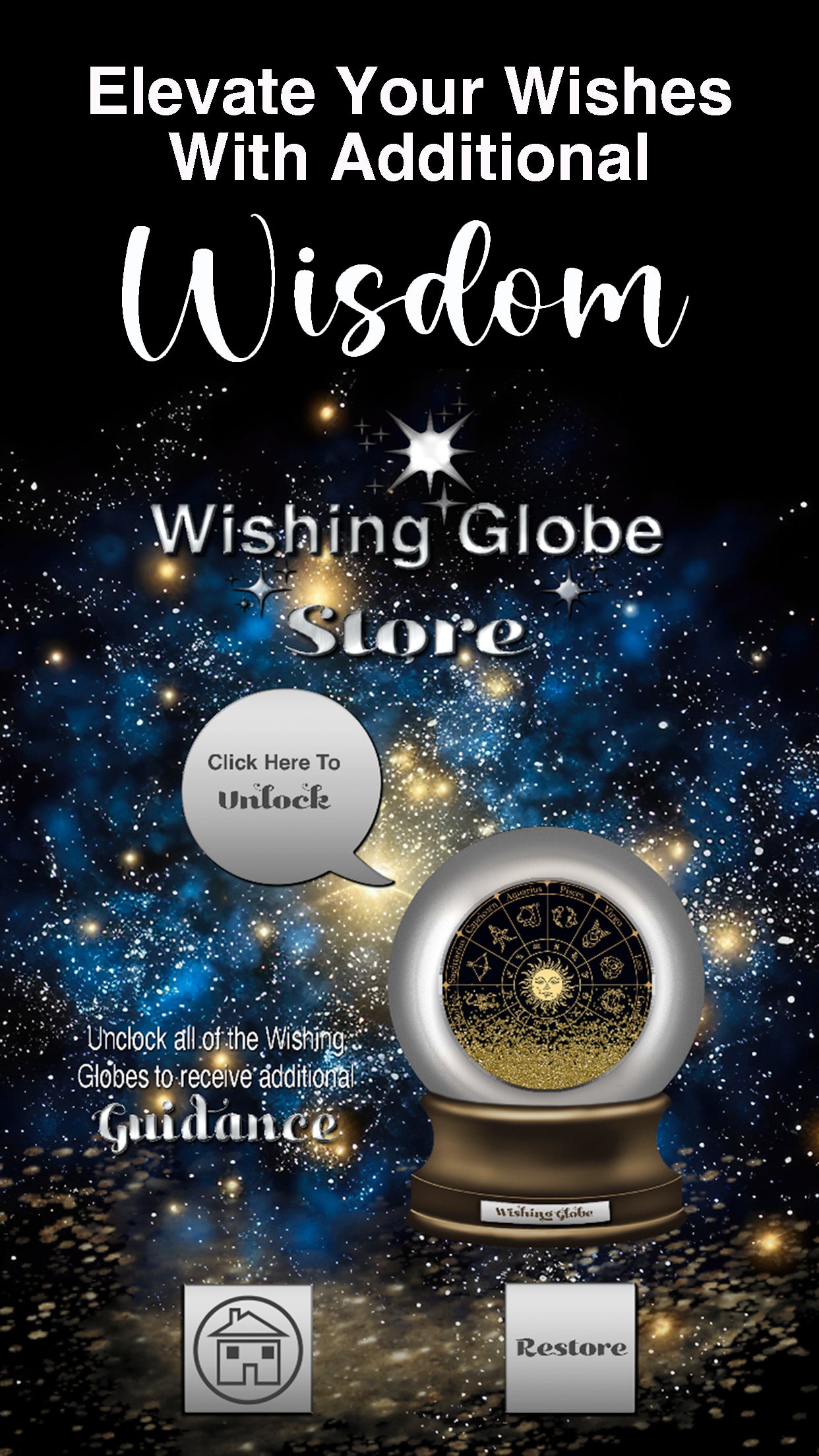 Zodiac Wishing Globe App- Embrace The Possibility! Download For FREE More Than Charms Digital