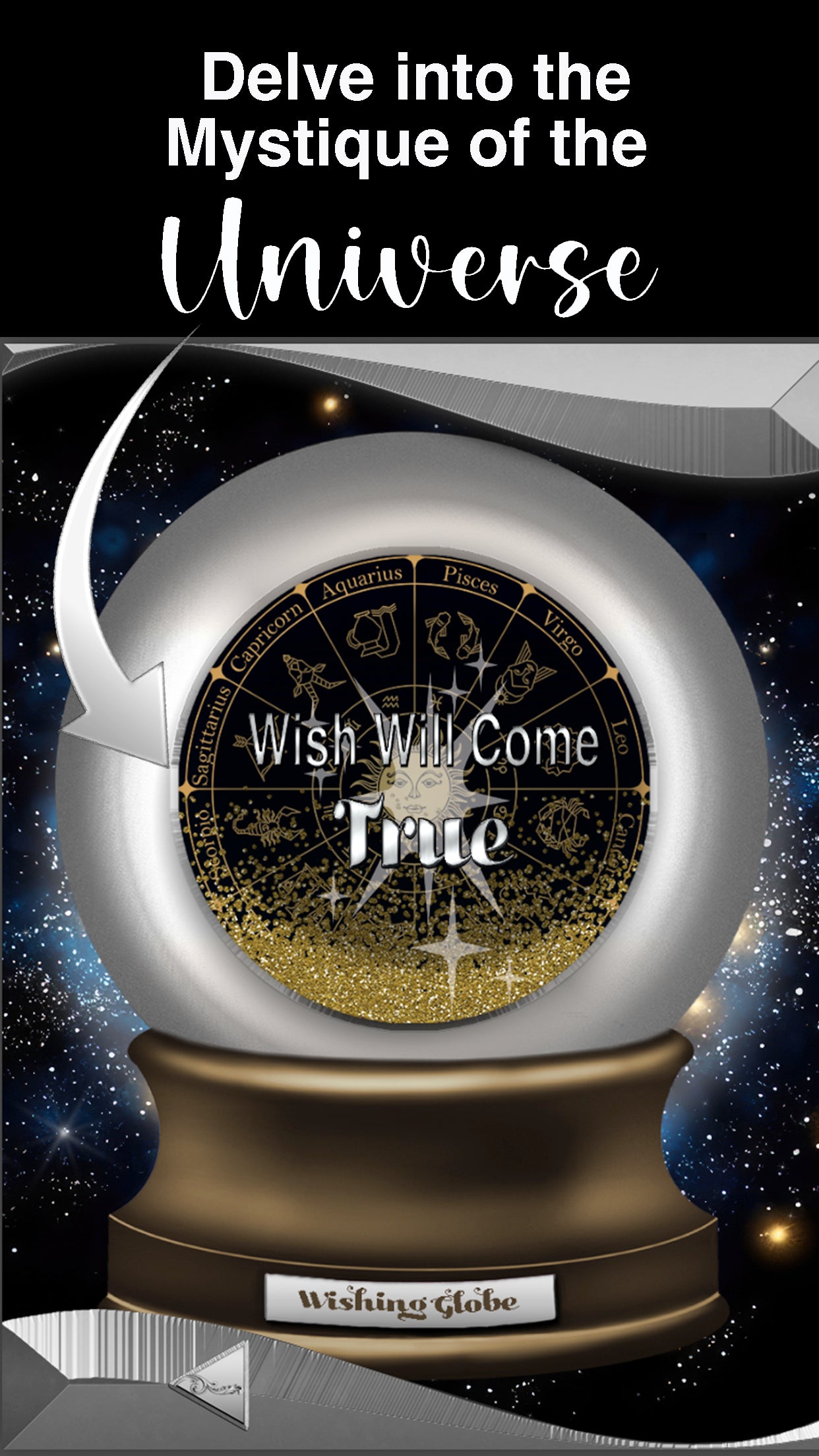 Zodiac Wishing Globe App- Embrace The Possibility! Download For FREE More Than Charms Digital