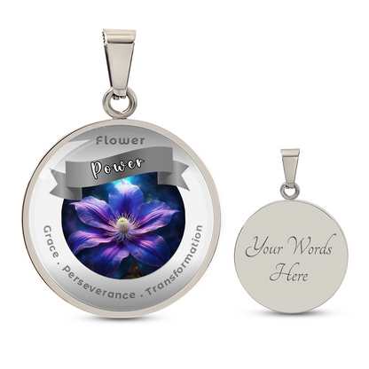 Clematis - Affirmation Necklace - More Than CharmsMore Than Charms