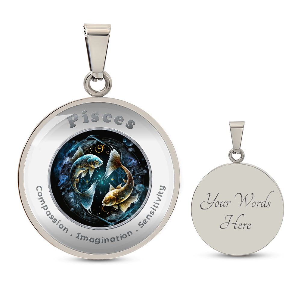 Pisces - Affirmation Necklace - More Than CharmsMore Than Charms