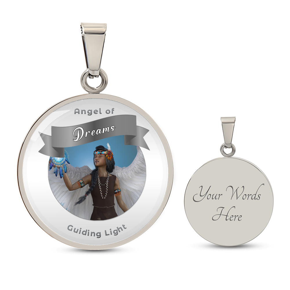 Dream - Guardian Angel Affirmation Necklace - More Than CharmsMore Than Charms