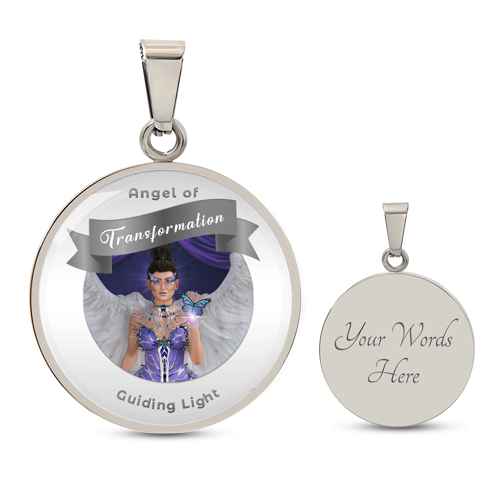 Transformation - Guardian Angel Affirmation Necklace - More Than CharmsMore Than Charms