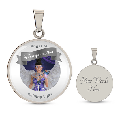 Transformation - Guardian Angel Affirmation Necklace - More Than CharmsMore Than Charms