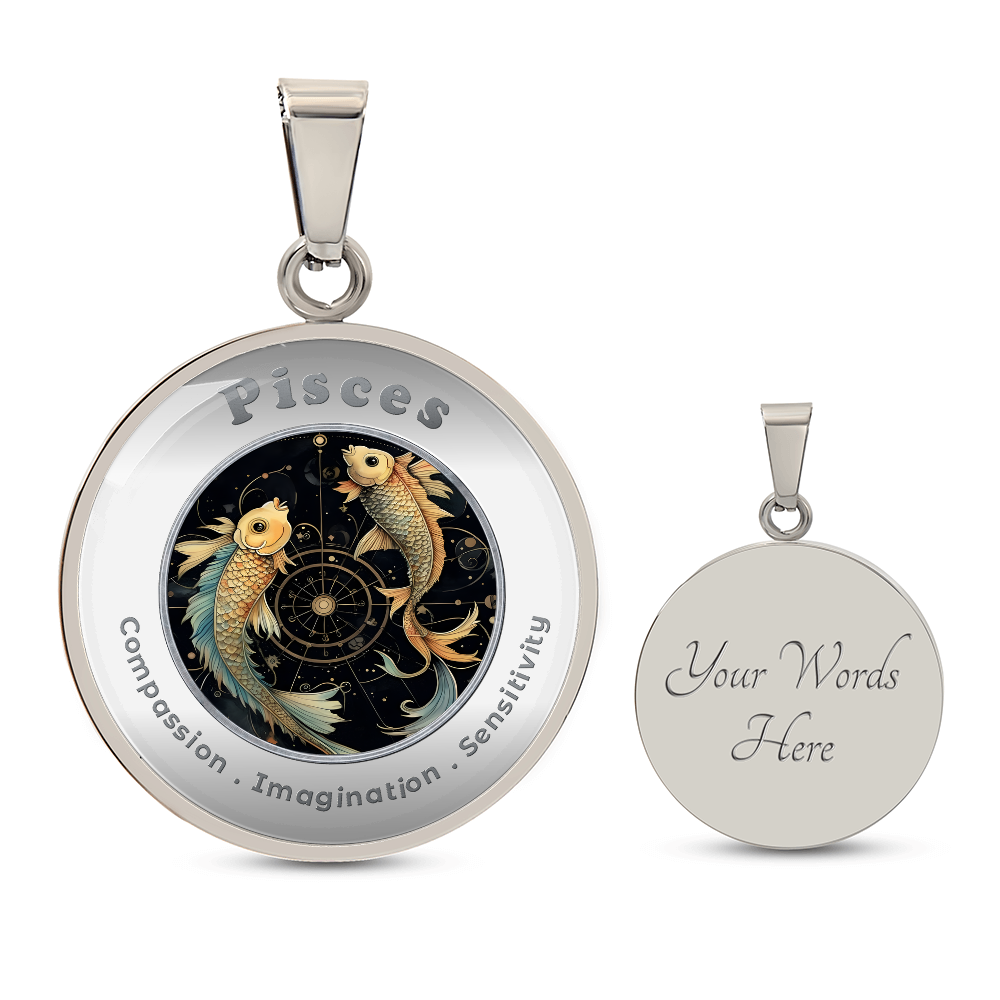 Pisces - Affirmation Necklace - More Than CharmsMore Than Charms