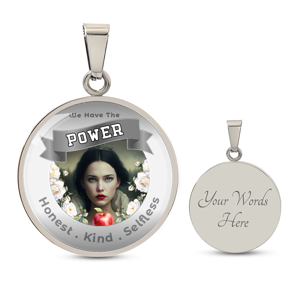 White As Snow - Affirmation Necklace - More Than CharmsMore Than Charms
