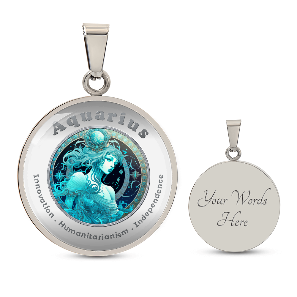 Aquarius - Affirmation Necklace - More Than CharmsMore Than Charms