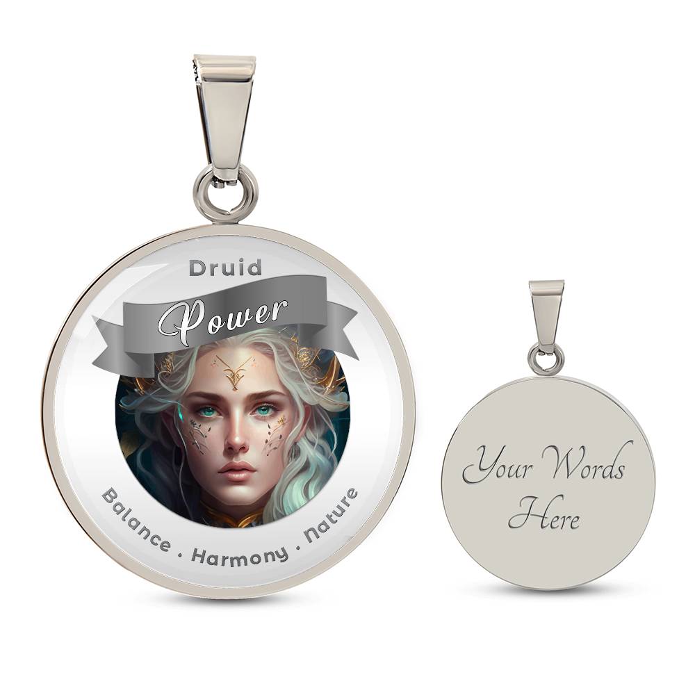 Druid - RPG Fantasy Affirmation Necklace - More Than CharmsMore Than Charms
