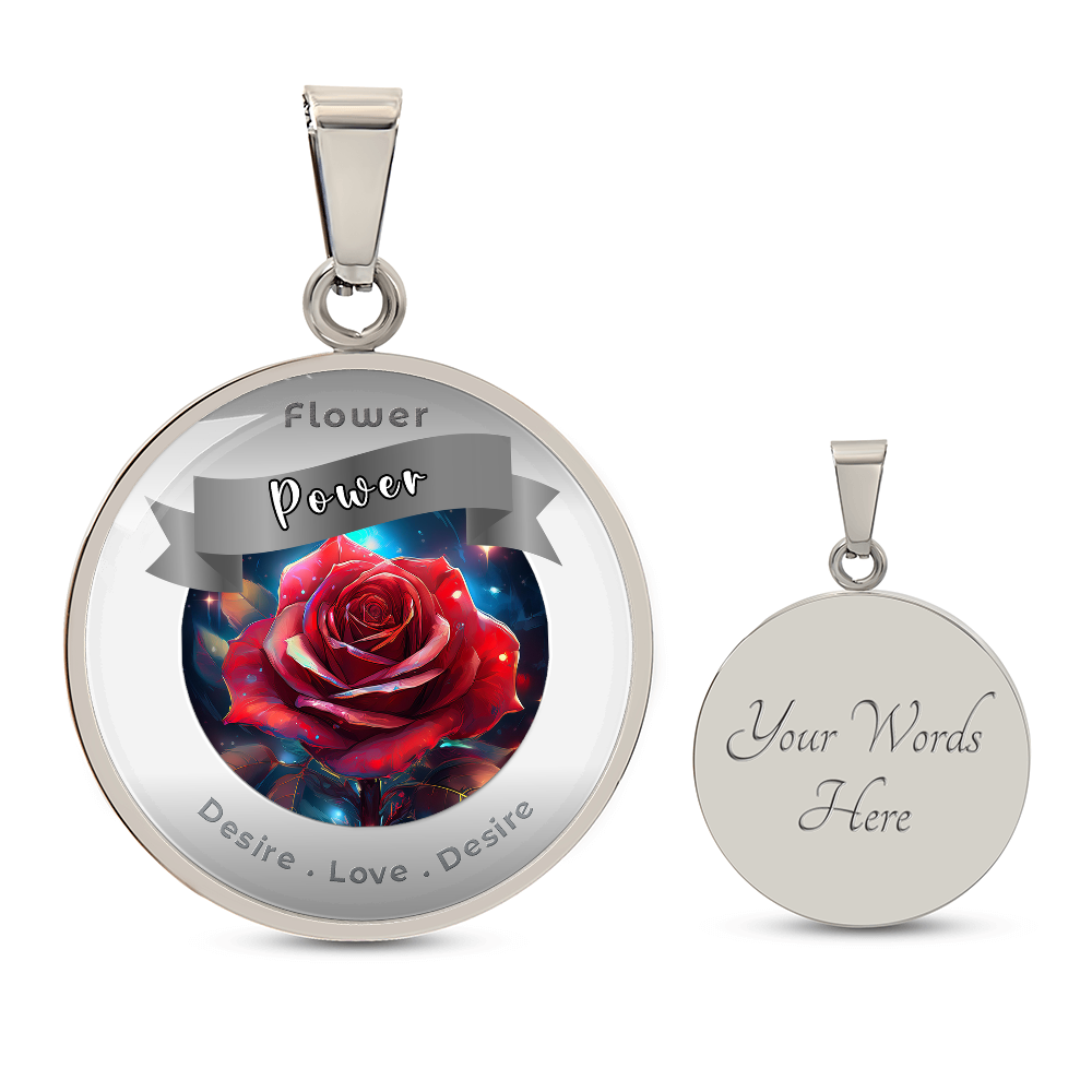 Rose - Affirmation Necklace - More Than CharmsMore Than Charms