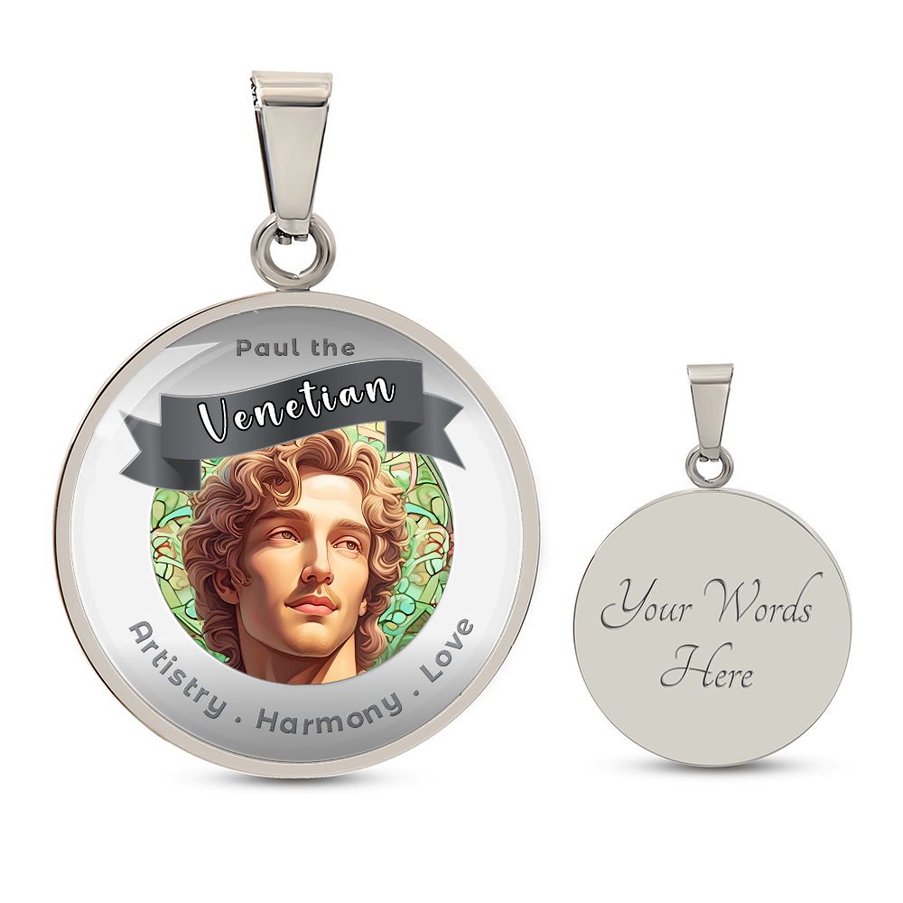 Paul The Venetian - Affirmation Necklace For Artistry, Harmony & Love - More Than CharmsMore Than Charms