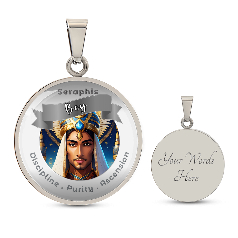 Seraphis Bay - Affirmation Necklace For Discipline, Purity & Ascension - More Than CharmsMore Than Charms