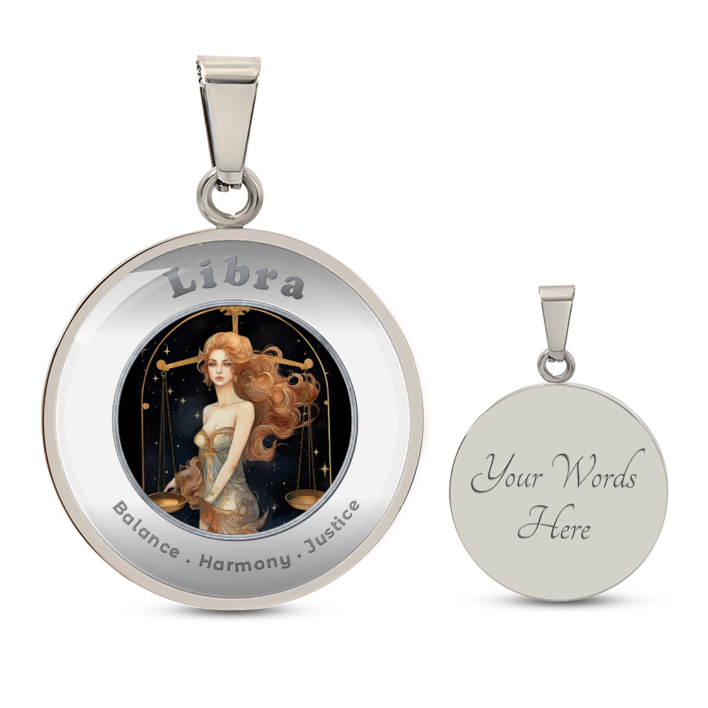 Libra- Affirmation Necklace - More Than CharmsMore Than Charms