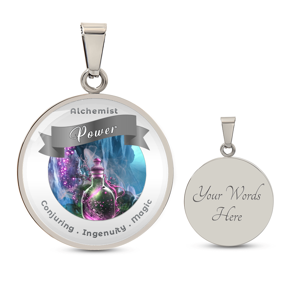 Alchemist 2 - RPG Fantasy Affirmation Necklace - More Than CharmsMore Than Charms