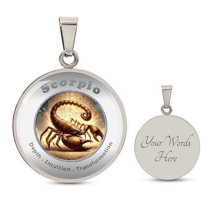Scorpio - Affirmation Necklace - More Than CharmsMore Than Charms