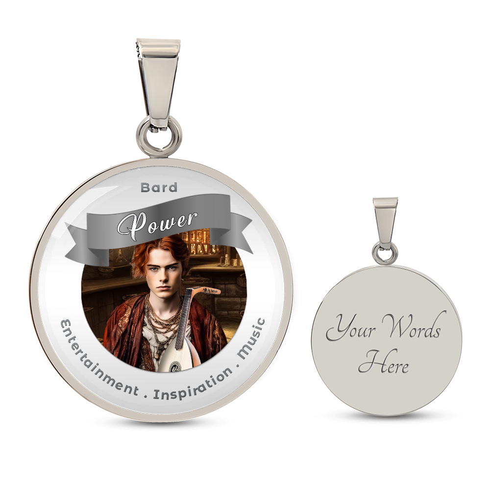 Bard - RPG Fantasy Affirmation Necklace - More Than CharmsMore Than Charms